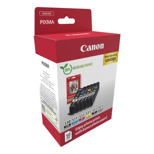 Canon PGI-530/CLI-531 PVP ink cartridge 6 pc(s) Original Black, Cyan, Grey, Magenta, Photo black, Yellow - Image 2