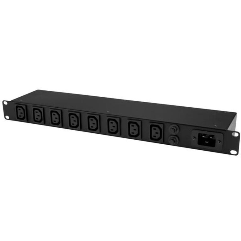 StarTech.com 8-Port Rack-Mount PDU with C13 Outlets - 16 A - 10 ft. Power Cord (CEE7/7) - 1U