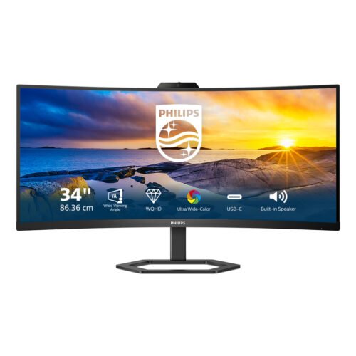 Philips 5000 series 34E1C5600HE/00 LED display 86.4 cm (34") 3440 x 1440 pixels 4K Ultra HD Black - Image 6