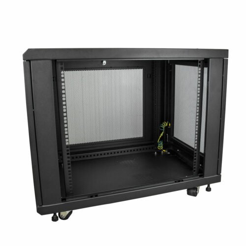 StarTech.com 4-Post 12U Server Rack Cabinet, Lockable 19" Data Rack Cabinet for Computer / AV / IT Equipment, Office / Home Net - Image 5