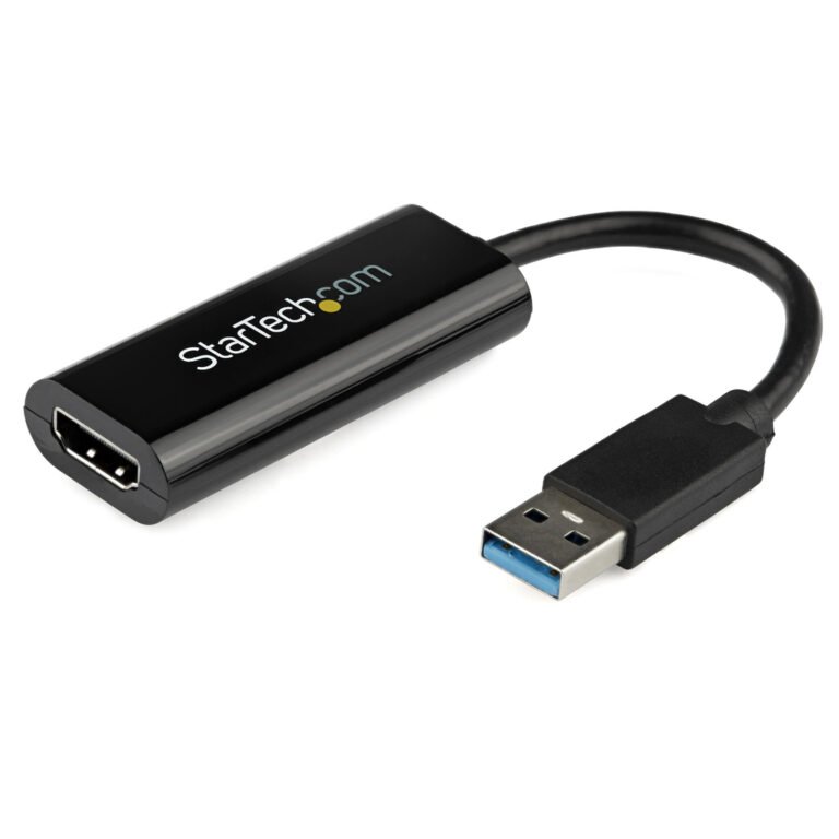 StarTech.com USB 3.0 to HDMI Adapter, USB to HDMI Monitor Converter for Windows, 1080P (no support for macOS/ChromeOS/Linux) -