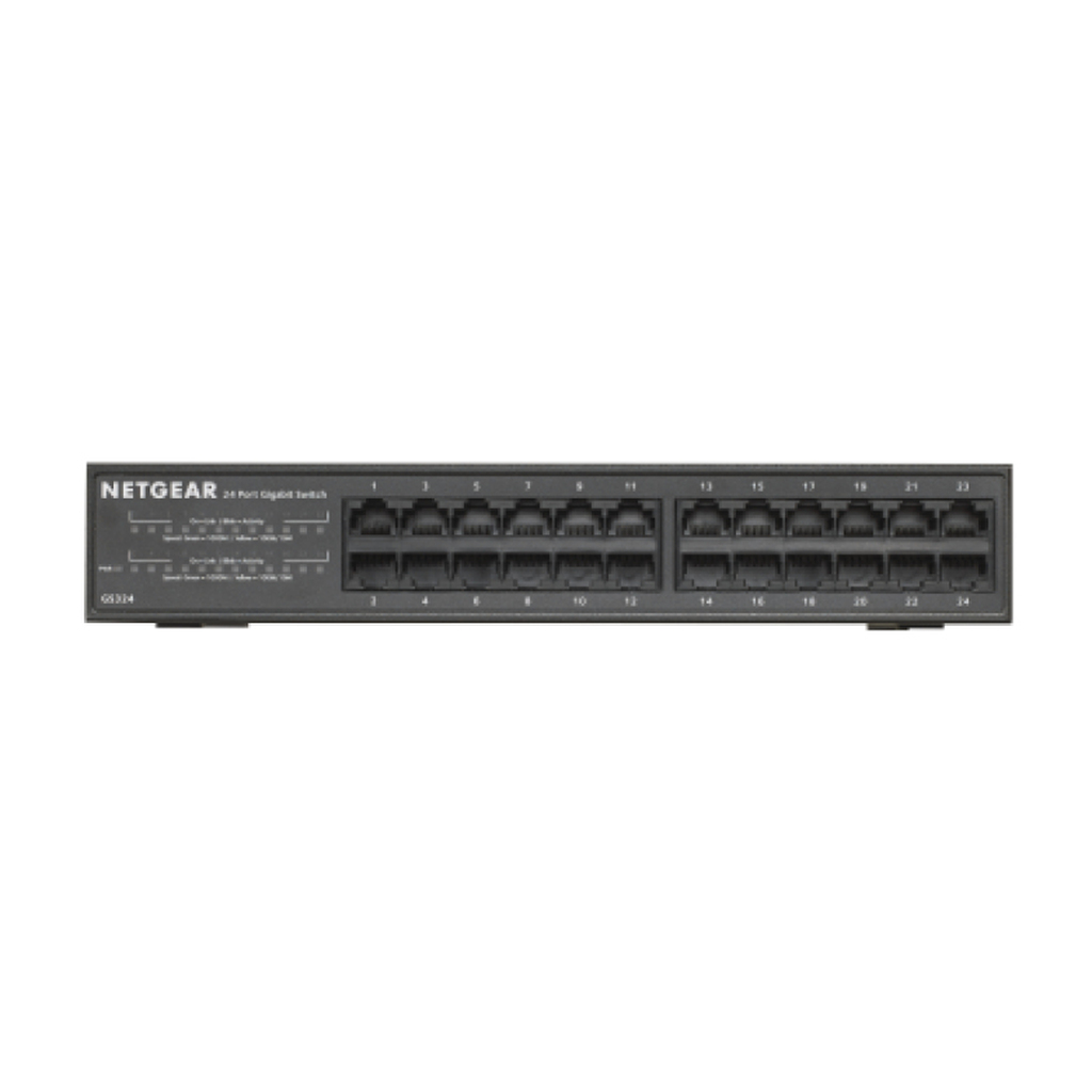 NETGEAR GS324 Unmanaged Gigabit Ethernet (10/100/1000) Black - Image 2