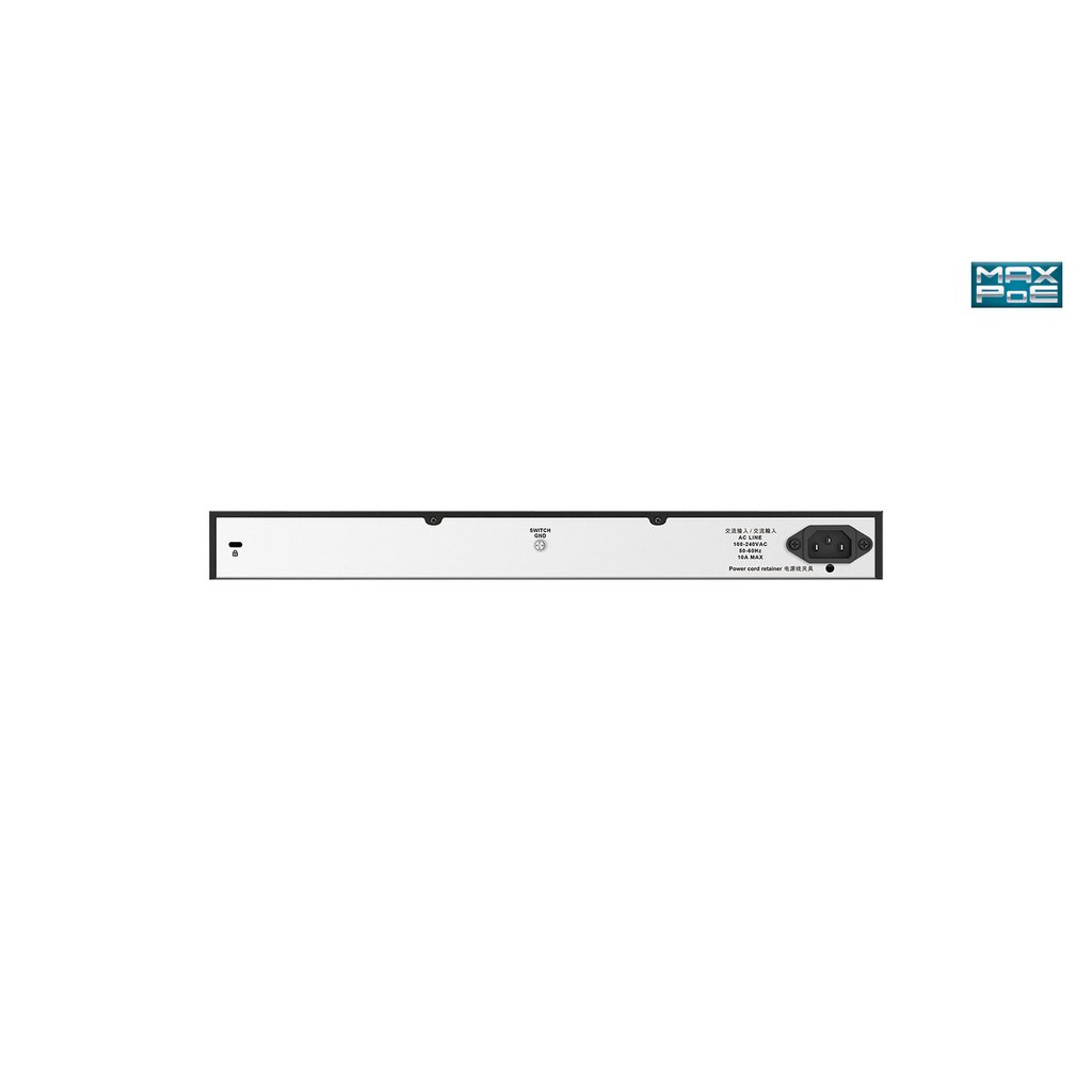 D-Link 24-Port Desktop Gigabit Unmanaged PoE Switch with 2 x 100/1000Mbps Combo Ports - Image 2