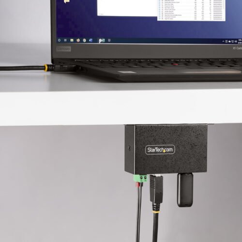 StarTech.com 5G4AINDRM-USB-A-HUB interface hub USB 3.2 Gen 1 (3.1 Gen 1) Type-B 5000 Mbit/s Black - Image 7