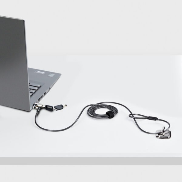 StarTech.com Nano Laptop Cable Lock, 6ft (2m), Anti-Theft Keyed Lock, Security Cable Locks Nano Slot Notebooks, For EliteBook/L - Image 2