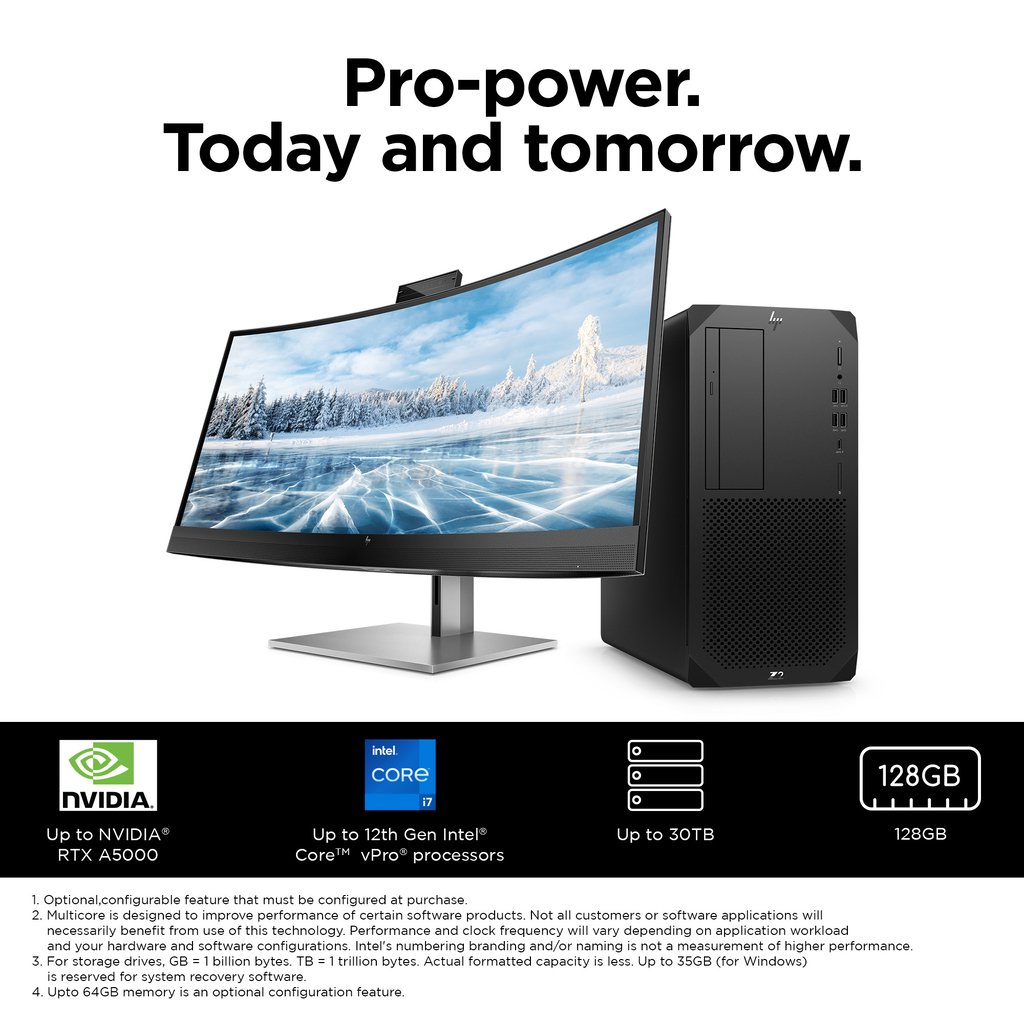 HP Z2 Tower G9 Intel® Core™ i7 i7-12700K 16 GB DDR5-SDRAM 512 GB SSD Windows 11 Pro Workstation Black - Image 15