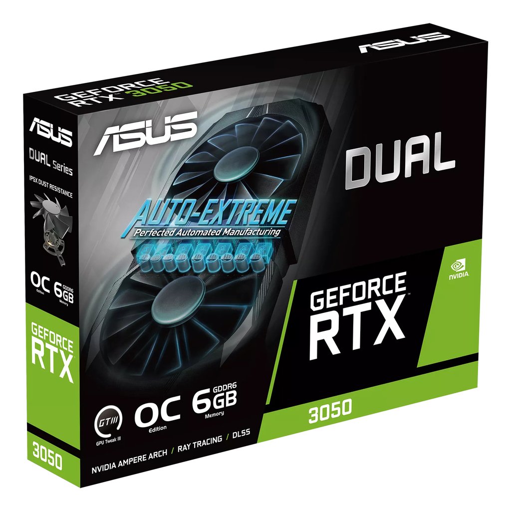 ASUS Dual -RTX3050-O6G NVIDIA GeForce RTX 3050 6 GB GDDR6 - Image 3