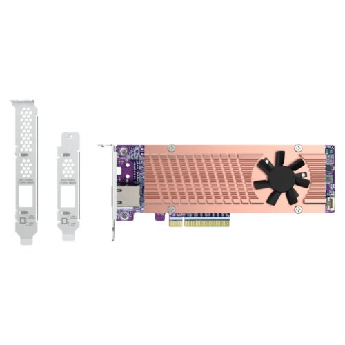 QNAP Card QM2 interface cards/adapter Internal PCIe, RJ-45 - Image 2