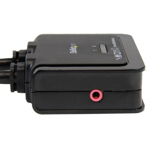 StarTech.com 2 Port USB HDMI Cable KVM Switch with Audio and Remote Switch – USB Powered - Image 3