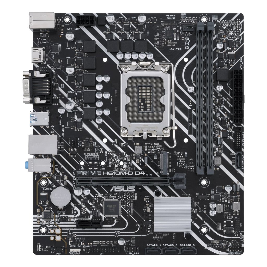 ASUS PRIME H610M-D D4 Intel H610 LGA 1700 micro ATX - Image 2