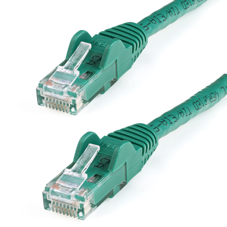 StarTech.com 100ft CAT6 Cable - Green CAT6 Ethernet Cable - Gigabit Ethernet Wire - 650MHz 100W PoE RJ45 UTP CAT 6 Network/Patc