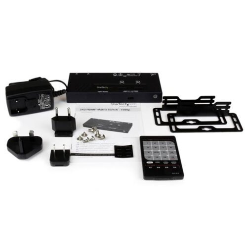 StarTech.com 2X2 HDMI Matrix Switch w/ Automatic and Priority Switching – 1080p - Image 8