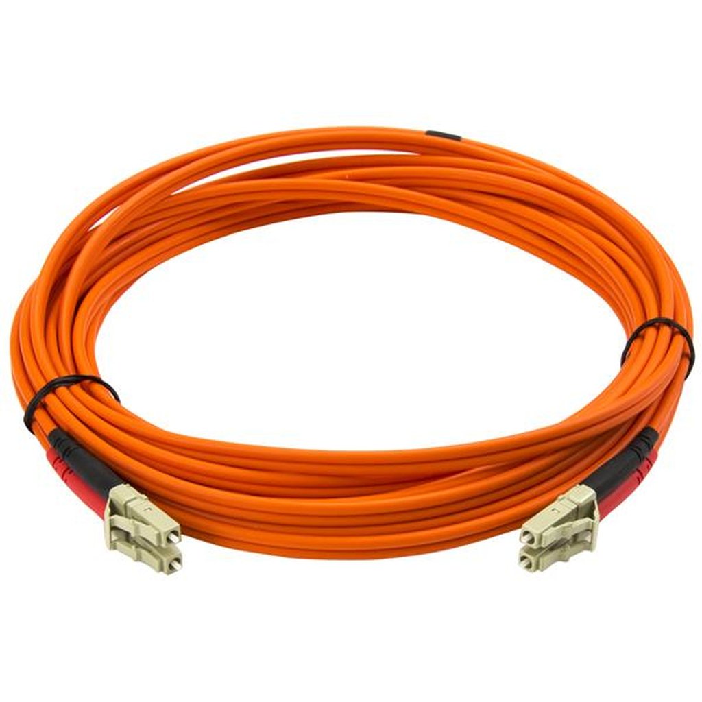 StarTech.com 5m Fiber Optic Cable - Multimode Duplex 50/125 - LSZH Fiber Jumper Cord - LC/LC - Image 3