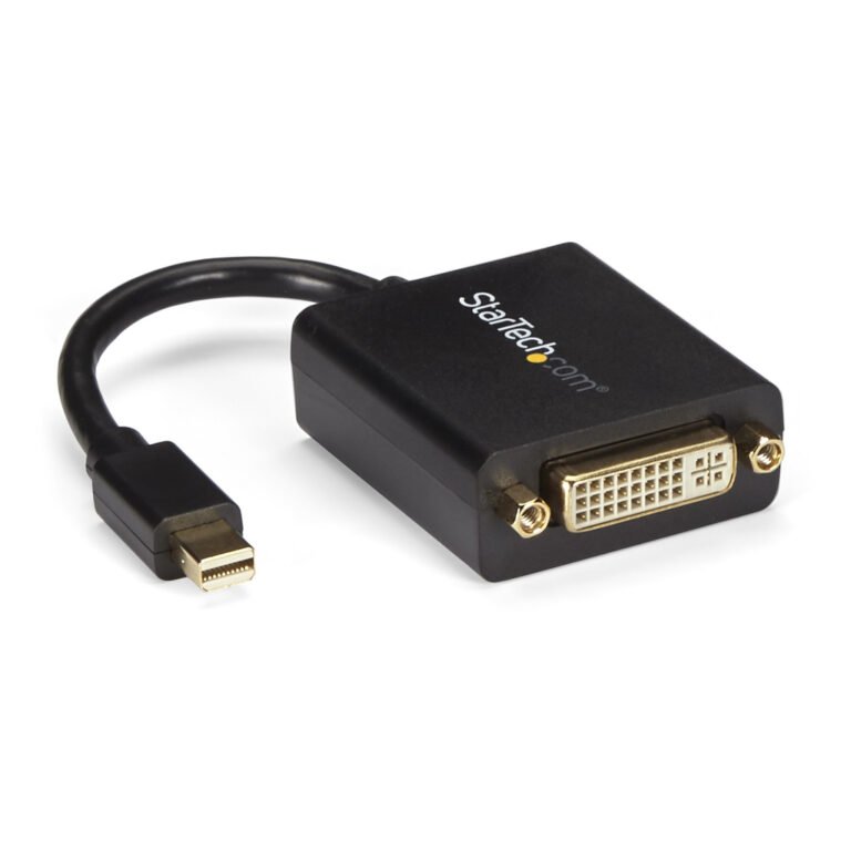 StarTech.com Mini DisplayPort to DVI Adapter - Mini DP to DVI-D Converter - 1080p Video - VESA Certified - mDP or Thunderbolt 1