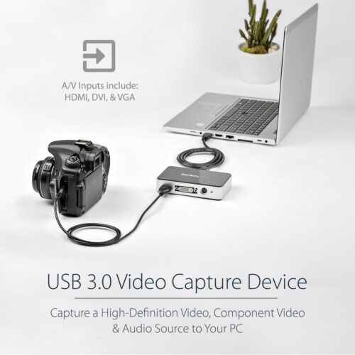 StarTech.com USB 3.0 Video Capture Device - HDMI / DVI / VGA / Component HD Video Recorder - 1080p 60fps - TAA - Image 6