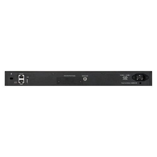 D-Link 48 x 10/100/1000BASE-T PoE ports (370W budget) Layer 3 Stackable Managed Gigabit Switch - Image 3