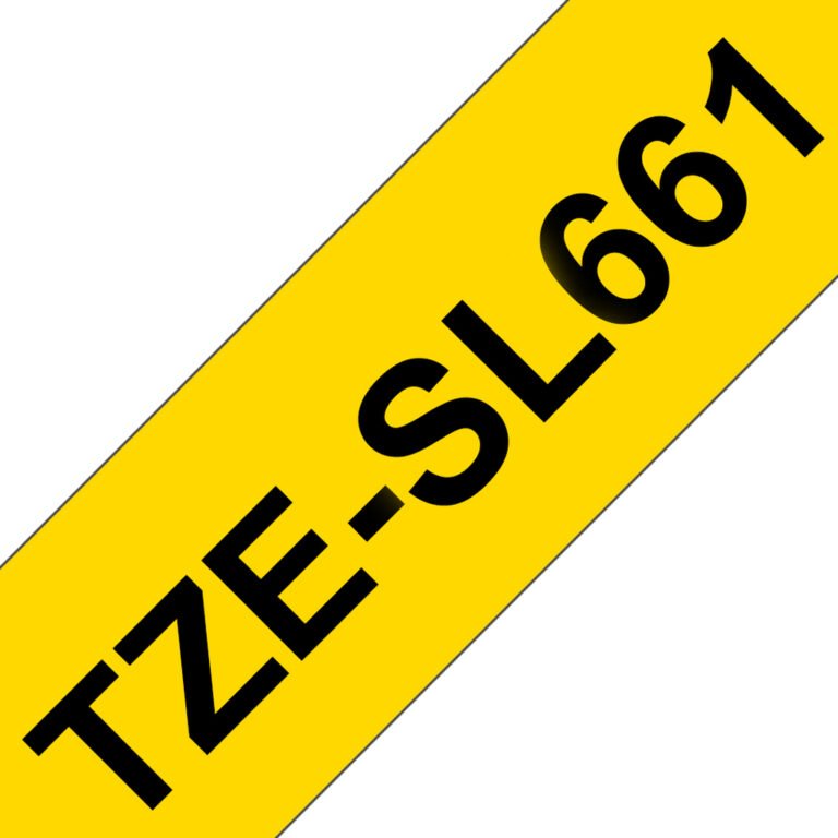 Brother TZE-SL661 label-making tape Black on yellow