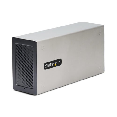 StarTech.com Thunderbolt 3 PCIe Expansion Chassis, External Enclosure W/Dual PCI Express Slots, PCIe Box for Laptops/Desktops/A