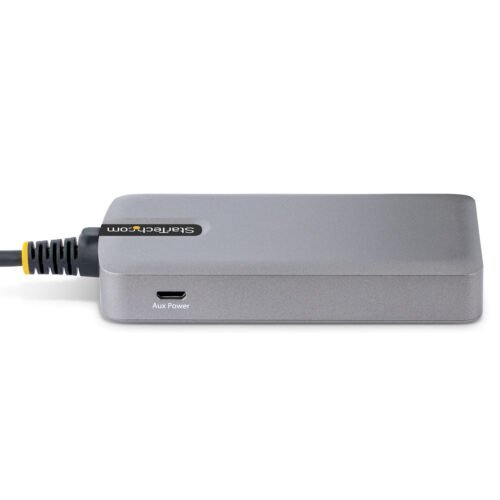 StarTech.com 4-Port USB Hub - USB 3.0 5Gbps, Bus Powered, USB-A to 4x USB-A Hub w/ Optional Auxiliary Power Input - Portable De - Image 6