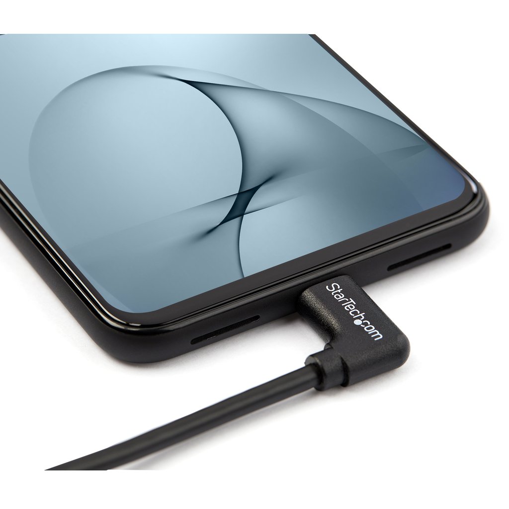 StarTech.com Right-Angle USB-C Cable - M/M - 1 m (3 ft.) - USB 2.0 - Image 4