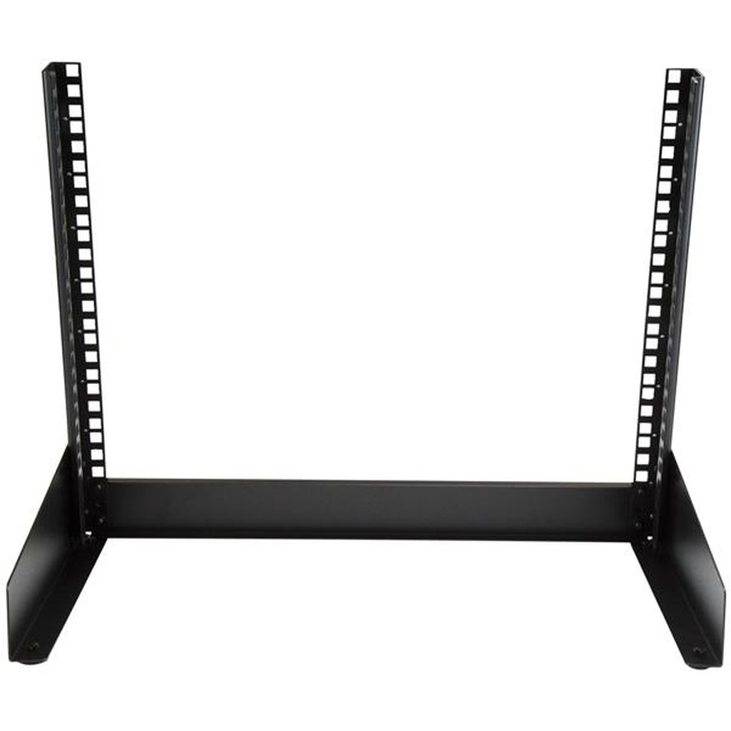 StarTech.com 2-Post 8U Desktop Server Rack, Small Open Frame 19in Computer Rack, Compact Network Rack for AV / Studio / Data / - Image 3