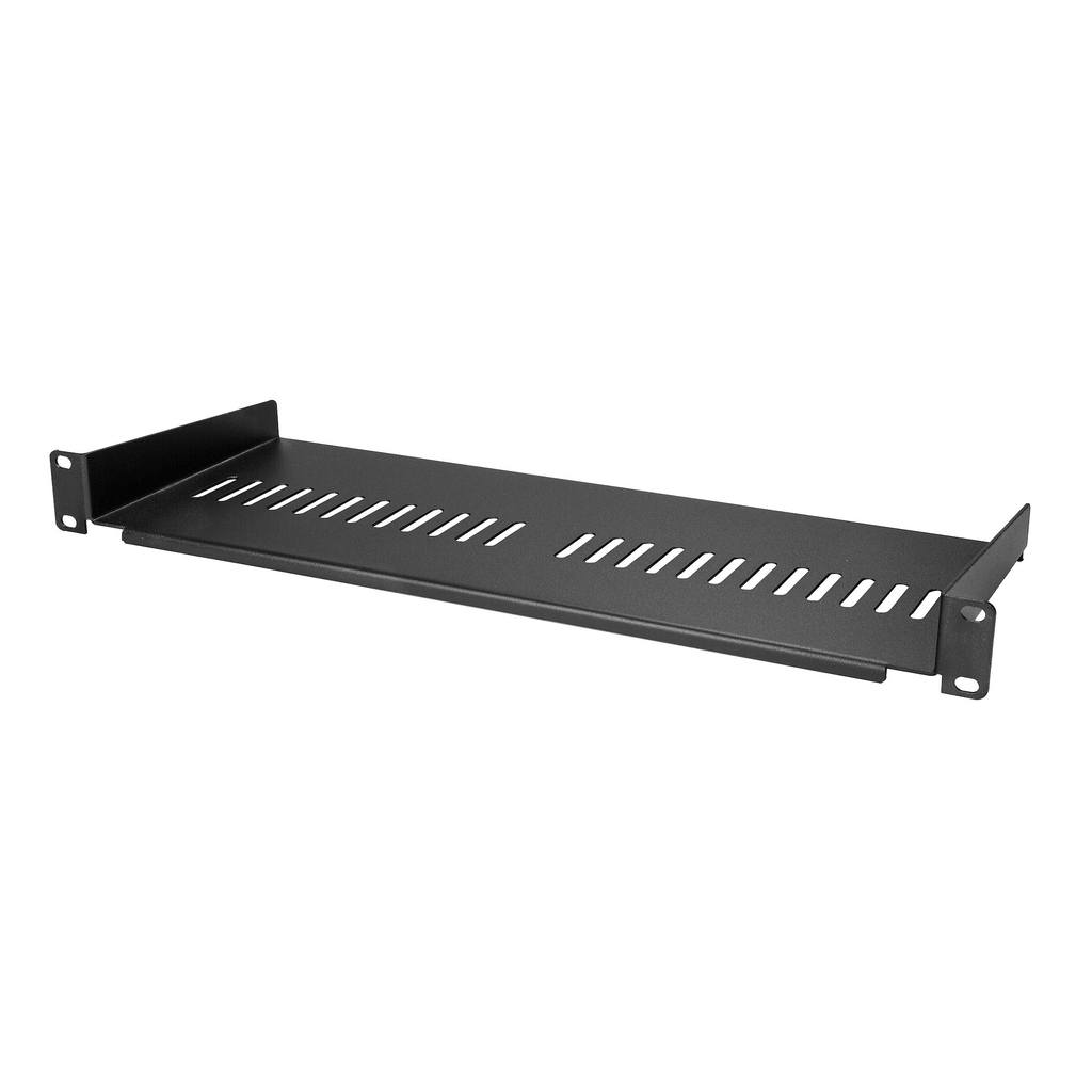 StarTech.com 1U Server Rack Shelf - Universal Vented Rack Mount Cantilever Tray for 19" Network Equipment Rack & Cabinet - Heav - Image 2