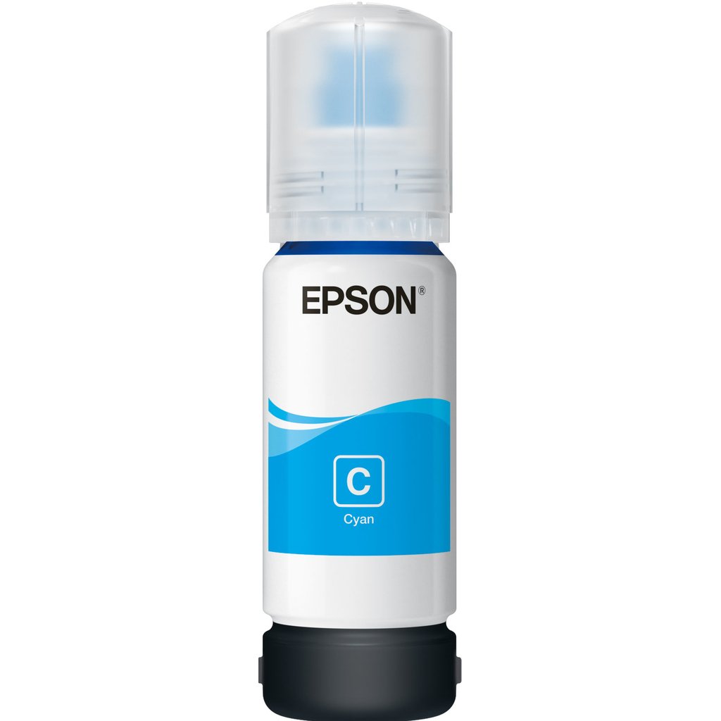 Epson 106 EcoTank Cyan ink bottle - Image 3