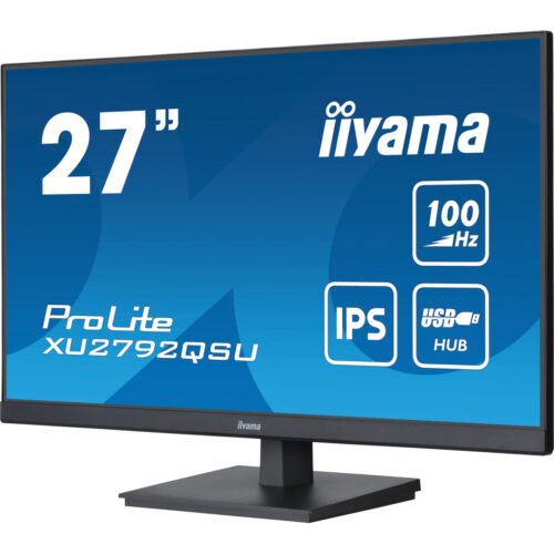 iiyama ProLite 27” QHD IPS technology panel with USB hub and 100Hz refresh rate - Image 4