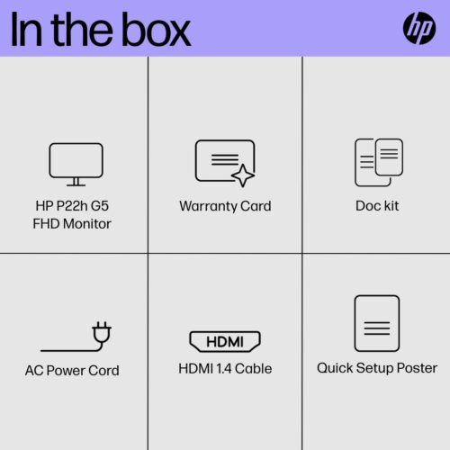 HP P22h G5 FHD Monitor - Image 4