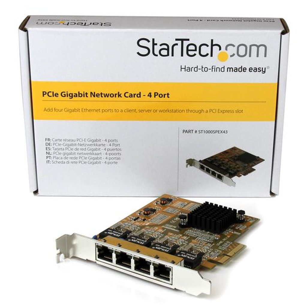 StarTech.com 4-Port PCIe Gigabit Network Adapter Card - Image 4