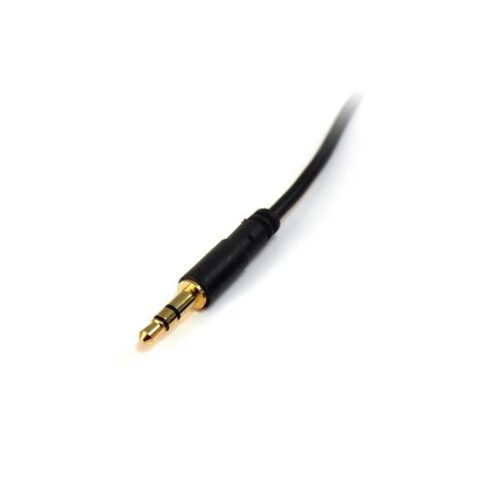 StarTech.com 1 ft Slim 3.5mm Stereo Audio Cable - M/M - Image 2