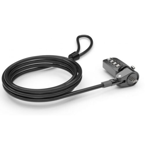 Compulocks T-bar Security Combination Cable Lock Black - Image 2
