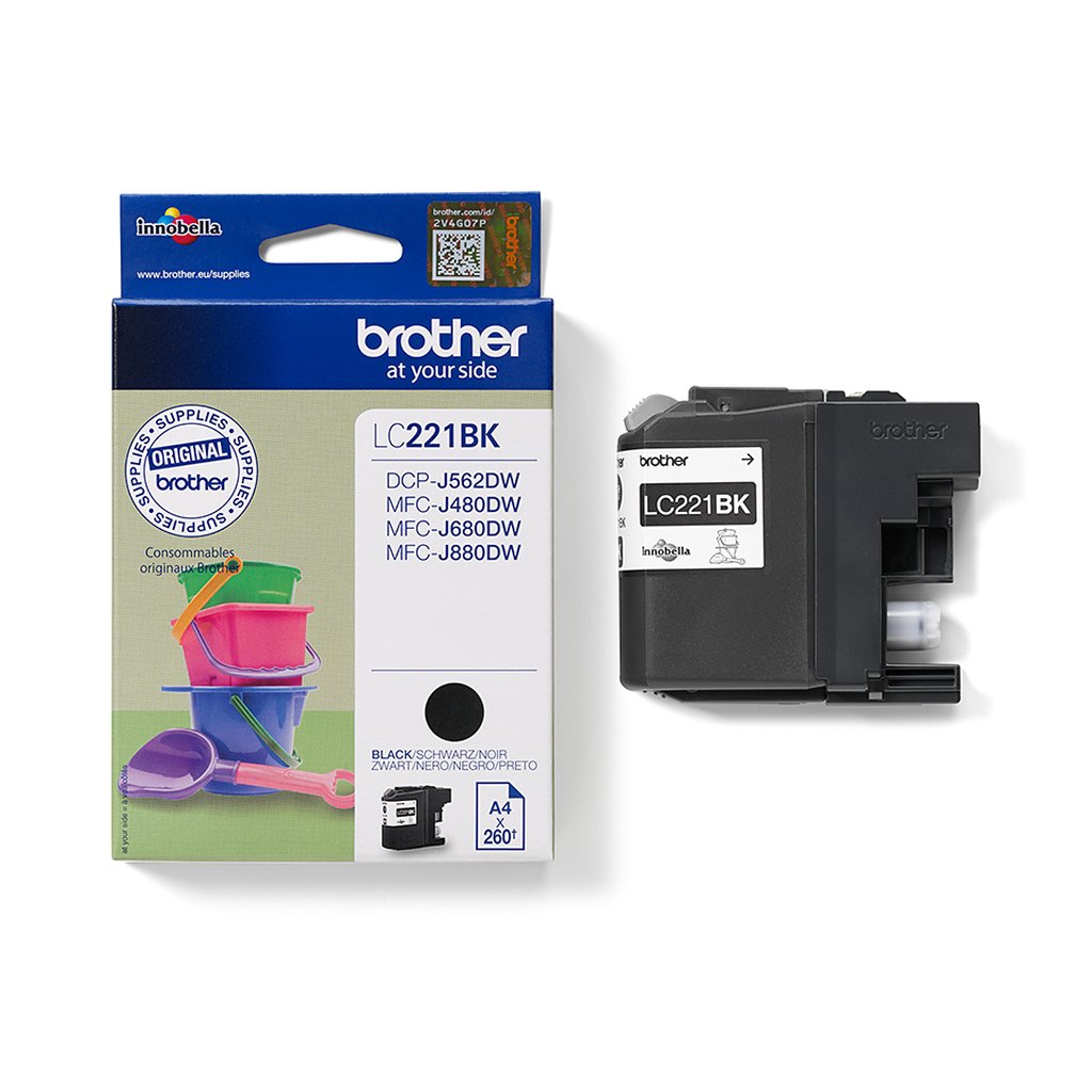 Brother LC221BK ink cartridge 1 pc(s) Original Black - Image 3