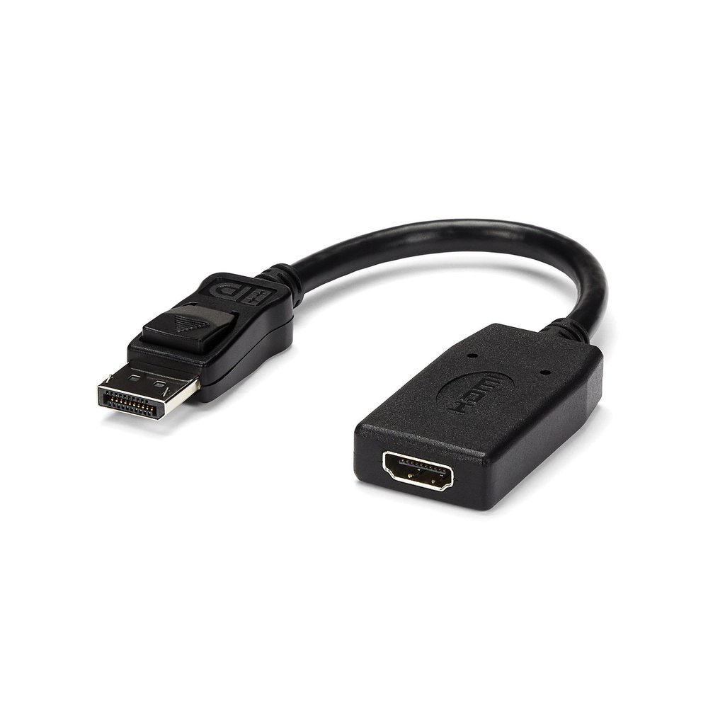 StarTech.com DisplayPort to HDMI Adapter - DP to HDMI Adapter/Video Converter - 1080p - VESA Certified - DP to HDMI Monitor/Dis