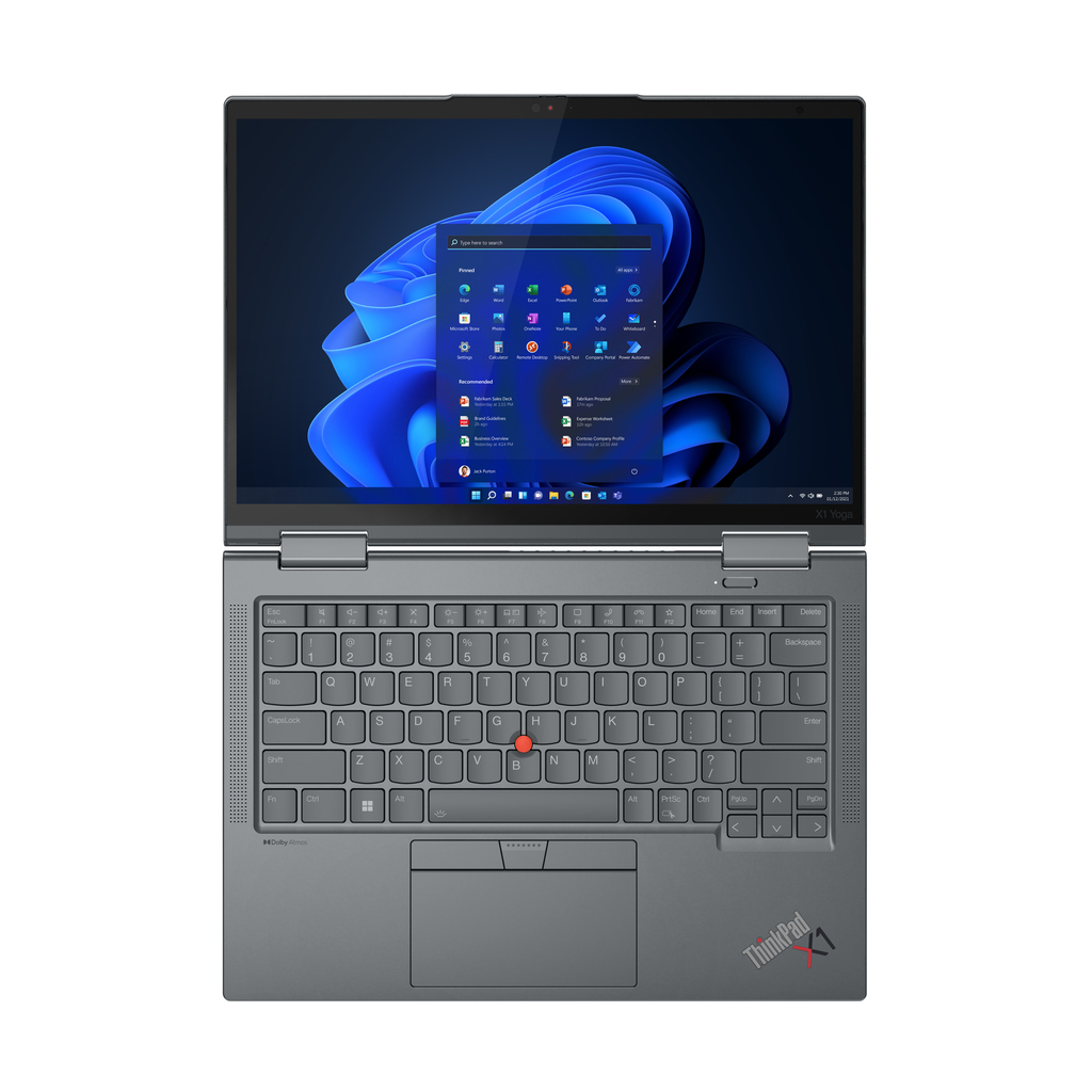 Lenovo ThinkPad X1 Yoga Gen 8 Intel® Core™ i7 i7-1355U Hybrid (2-in-1) 35.6 cm (14") Touchscreen WUXGA 16 GB LPDDR5- - Image 11