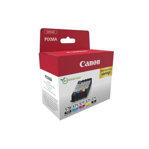 Canon 0372C006 ink cartridge 5 pc(s) Original Black, Cyan, Magenta, Yellow - Image 2
