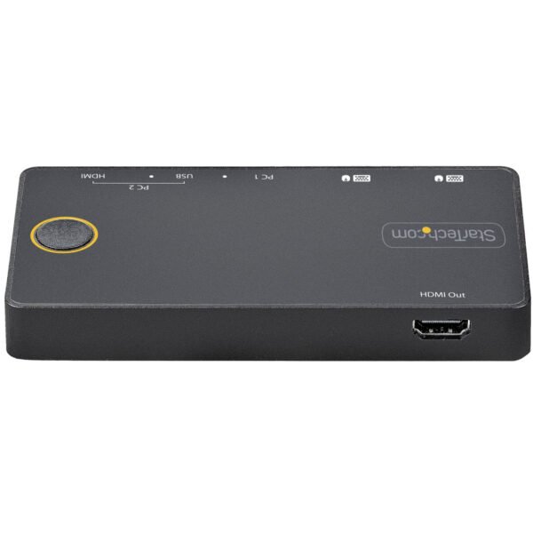 StarTech.com 2 Port Hybrid USB-A + HDMI & USB-C KVM Switch - Single 4K 60Hz HDMI 2.0 Monitor - Compact Desktop and/or Laptop HD - Image 5
