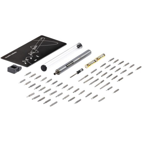 StarTech.com 55-Bit Electric Precision Screwdriver Set - Portable Cordless Battery Powered Bit Driver Kit for Electronic, Lapto - Image 13