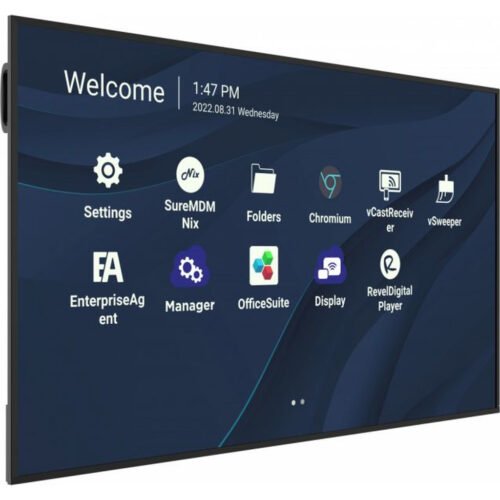 Viewsonic CDE7530 Signage Display 190.5 cm (75") Wi-Fi 450 cd/m² 4K Ultra HD Black Built-in processor Android 11 - Image 2