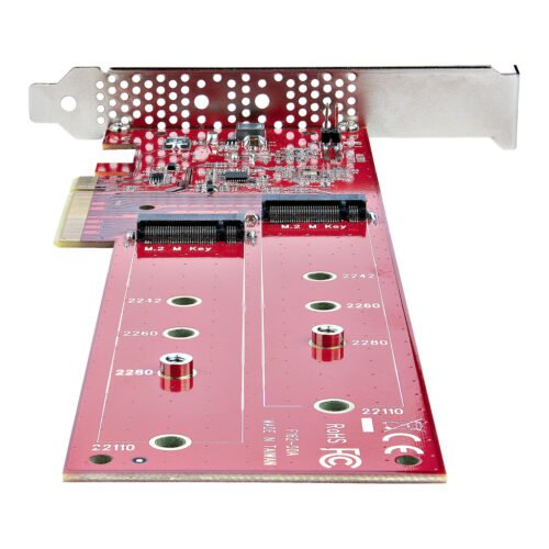 StarTech.com Dual M.2 PCIe SSD Adapter Card, PCIe x8 / x16 to Dual NVMe or AHCI M.2 SSDs, PCI Express 4.0, 7.8GBps/Drive, Bifur - Image 7