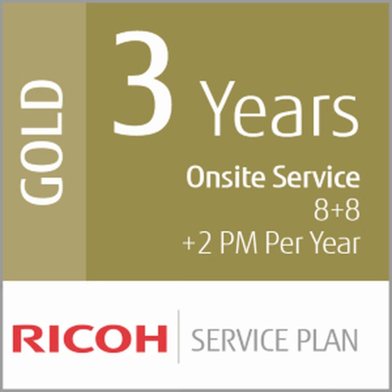 Ricoh 3 Year Gold Service Plan (Mid-Vol Production)