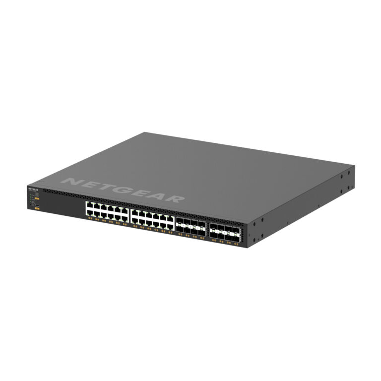 NETGEAR XSM4340V Managed L3 10G Ethernet (100/1000/10000) Power over Ethernet (PoE) 1U Black