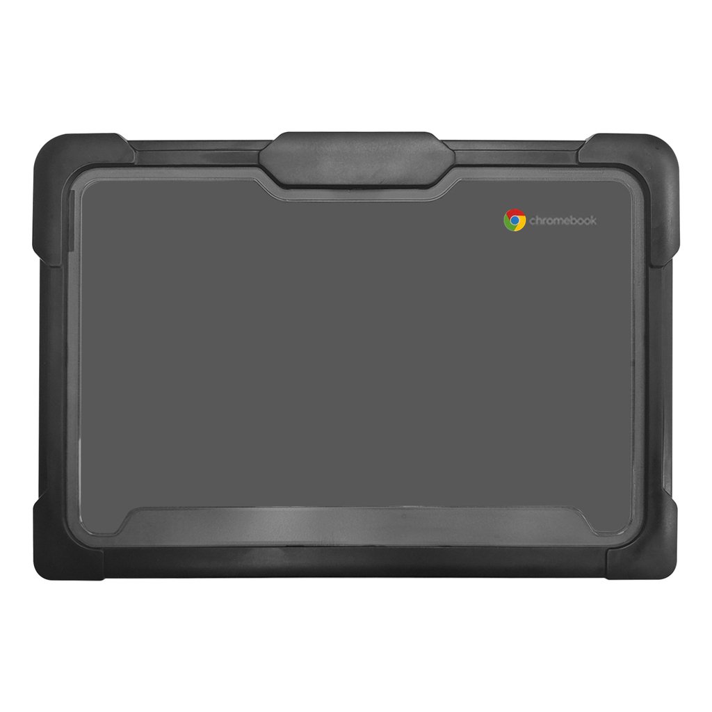 Techair TACHS005 Protective Hard Shell case for Lenovo 100e/100w 3rd Gen Chromebook (2-in-1), 11.6 black/clear