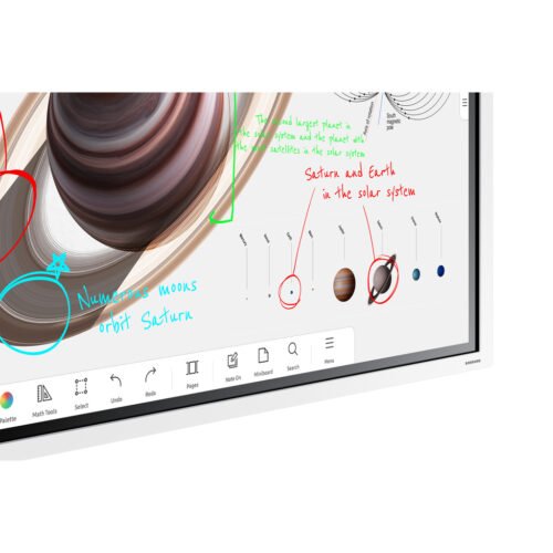 Samsung WM65B interactive whiteboard 165.1 cm (65") 3840 x 2160 pixels Touchscreen Grey, White - Image 4