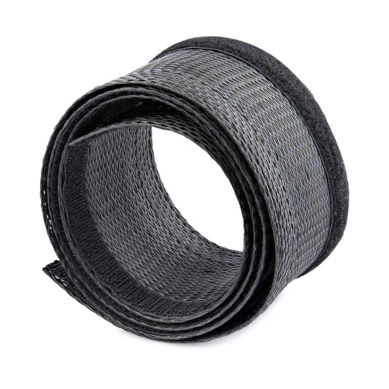 StarTech.com 10ft (3m) Cable Management Sleeve, Trimmable Heavy Duty Cable Wrap, 1.2" (3cm) Dia. Polyester Mesh Computer Cable