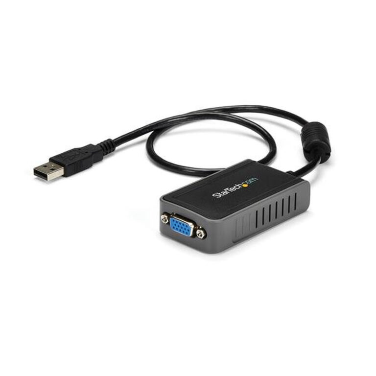 StarTech.com USB 2.0 to VGA Adapter, USB to VGA Monitor Converter for Windows, 1440x900 (no support for macOS/ChromeOS/Linux) -