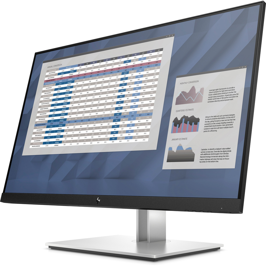 HP E-Series E27 G4 computer monitor 68.6 cm (27") 1920 x 1080 pixels Full HD LED Black - Image 2