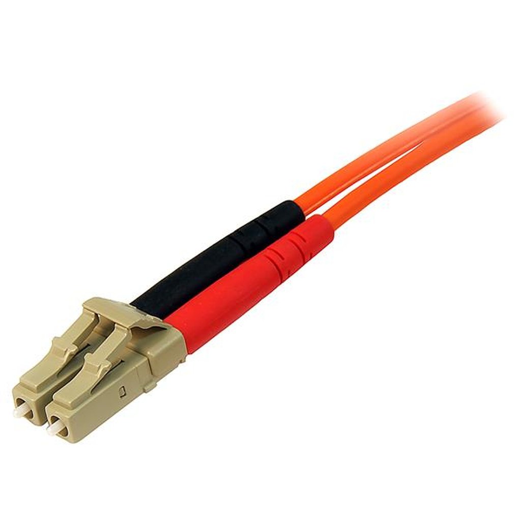 StarTech.com 1m Fiber Optic Cable - Multimode Duplex 50/125 - LSZH Fiber Jumper Cord - LC/LC - Image 2