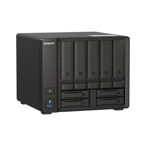 QNAP TS-H973AX NAS Tower Ryzen Embedded V1500B 32 GB DDR4 0 TB QuTS hero Black - Image 2