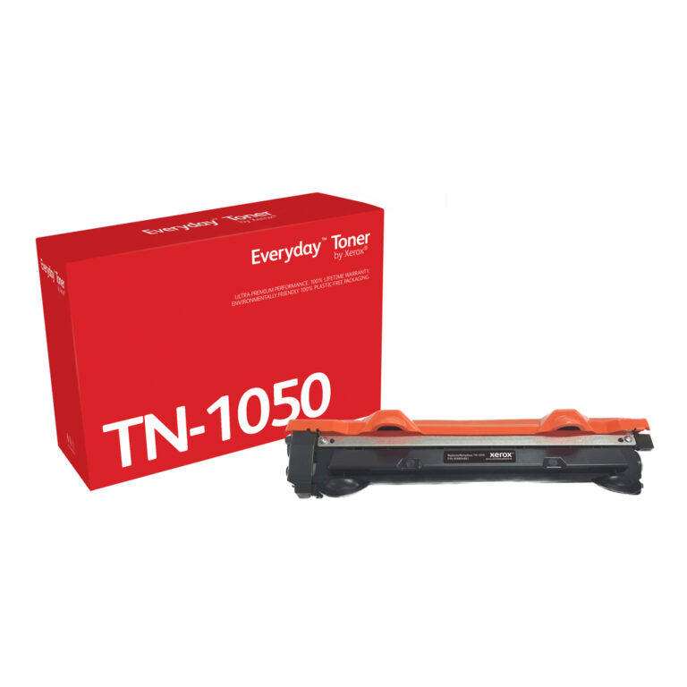 Everyday™ Black Toner by Xerox compatible with Brother TN1050, Standard capacity